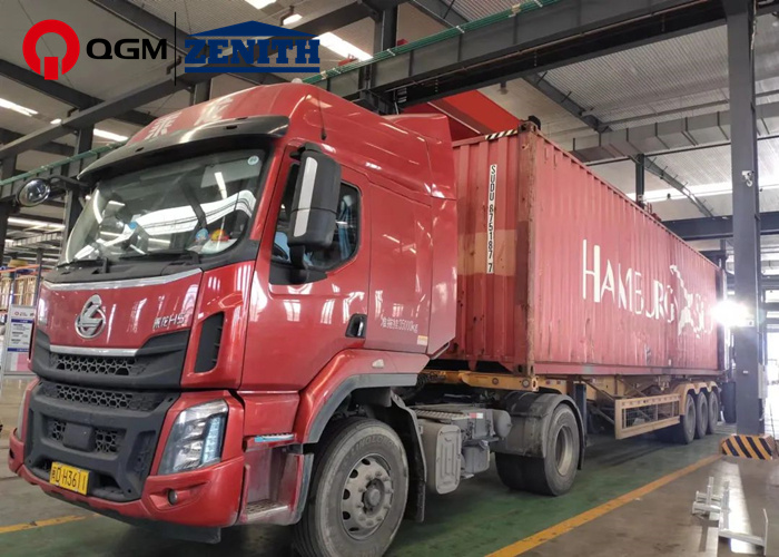 項(xiàng)目發(fā)貨| 3年2度合作，泉工股份QT10全自動(dòng)生態(tài)砌塊成型加高機(jī)生產(chǎn)線發(fā)貨孟加拉，助力河道治理項(xiàng)目建設(shè)