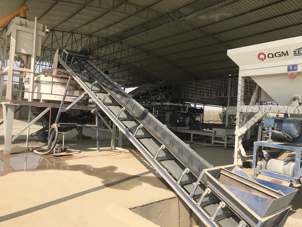 QGM ZN900C全自動制磚生產線再次強勢助力巴基斯坦建筑行業(yè)